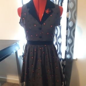 Sourpuss black widow dress